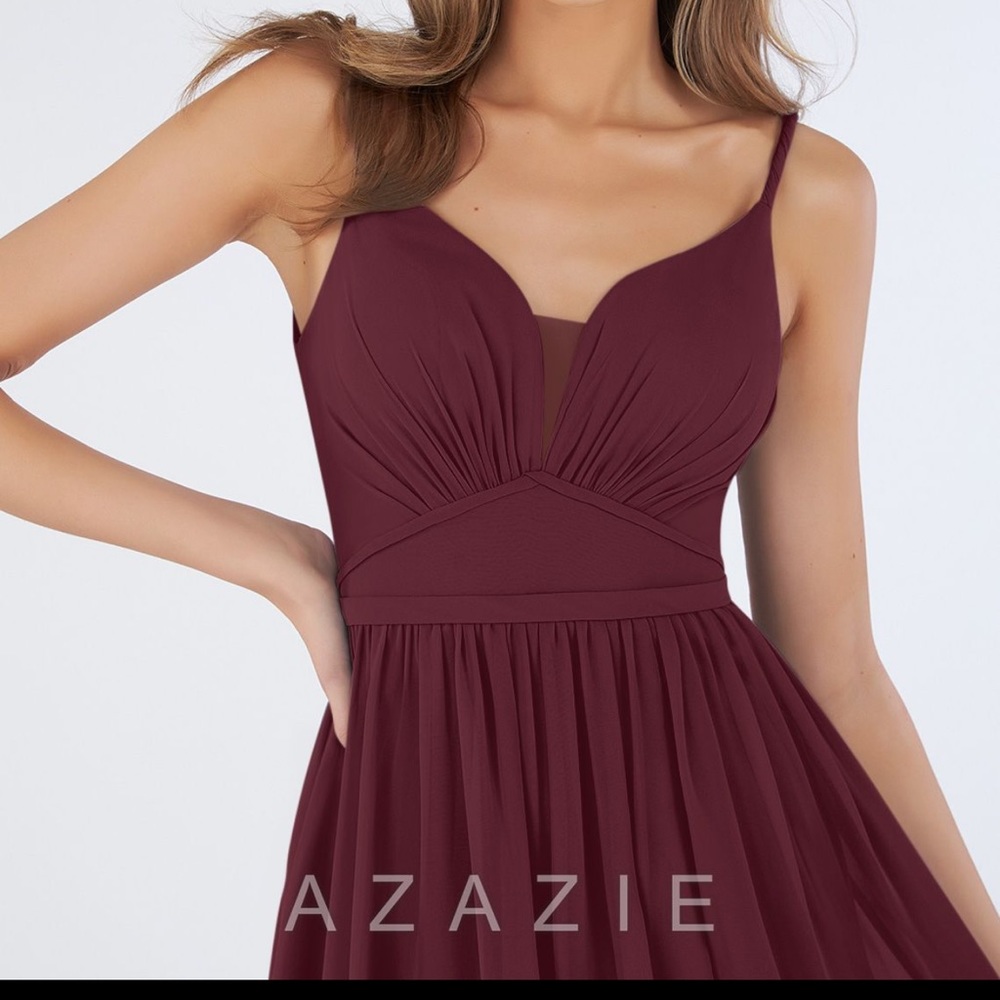 AZAZIE RAYNA bridesmaids dress Cabernet